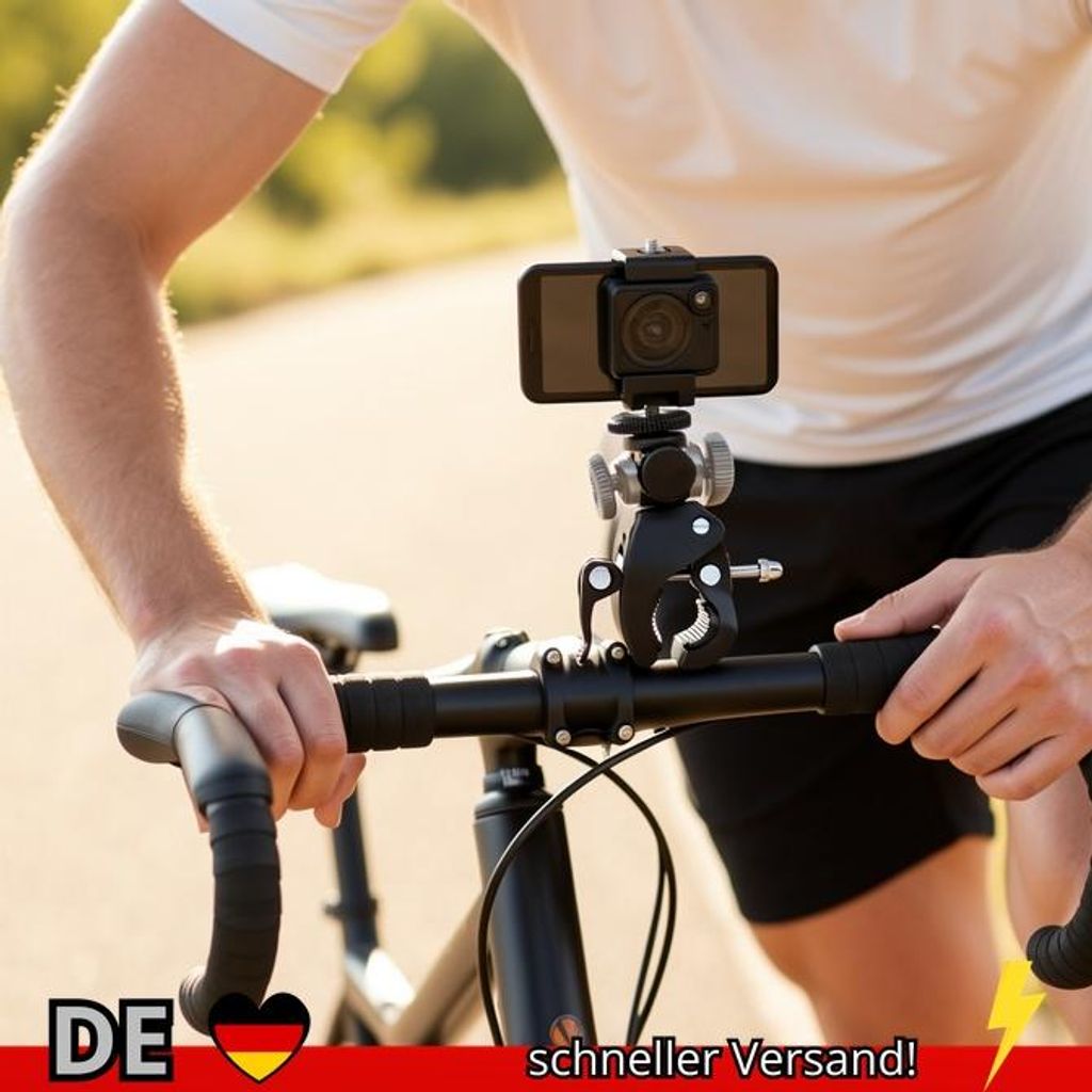 Universal 360 Grad Rotierenden 1 4 Kamera DV Fahrrad Lenker Klemme Halterung
