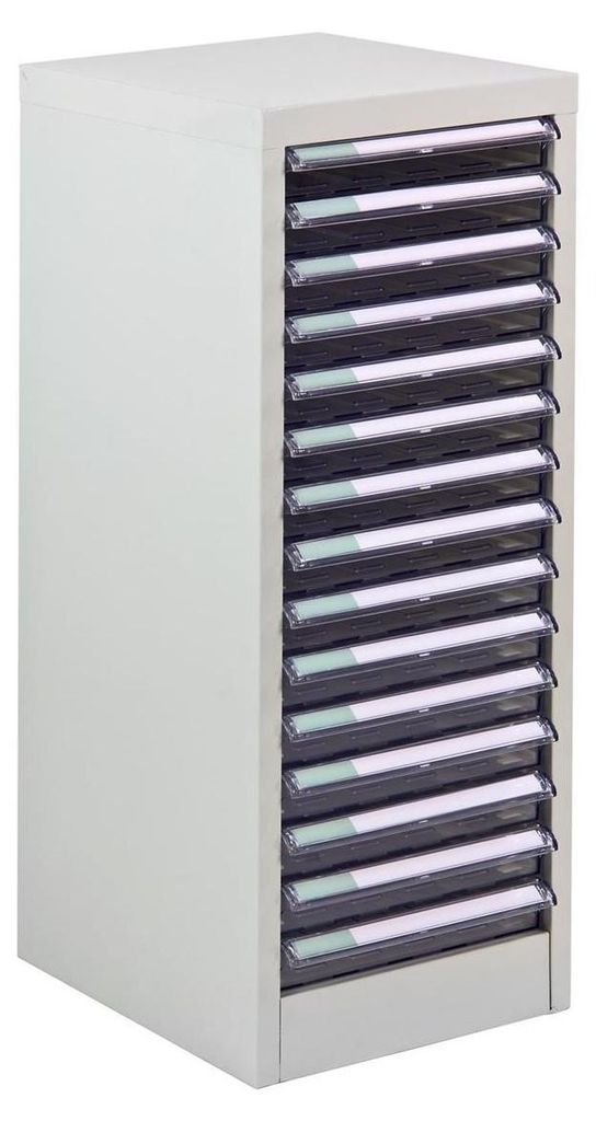 ADB Metall Schubladencontainer / Büro Schubladenbox mit 15 Produktbild 