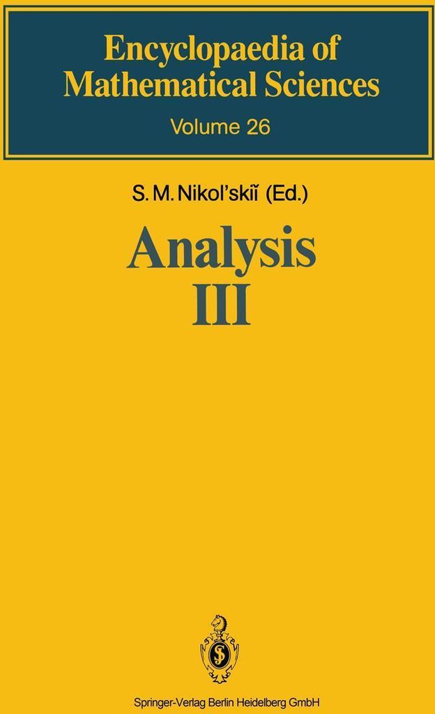 Analysis III