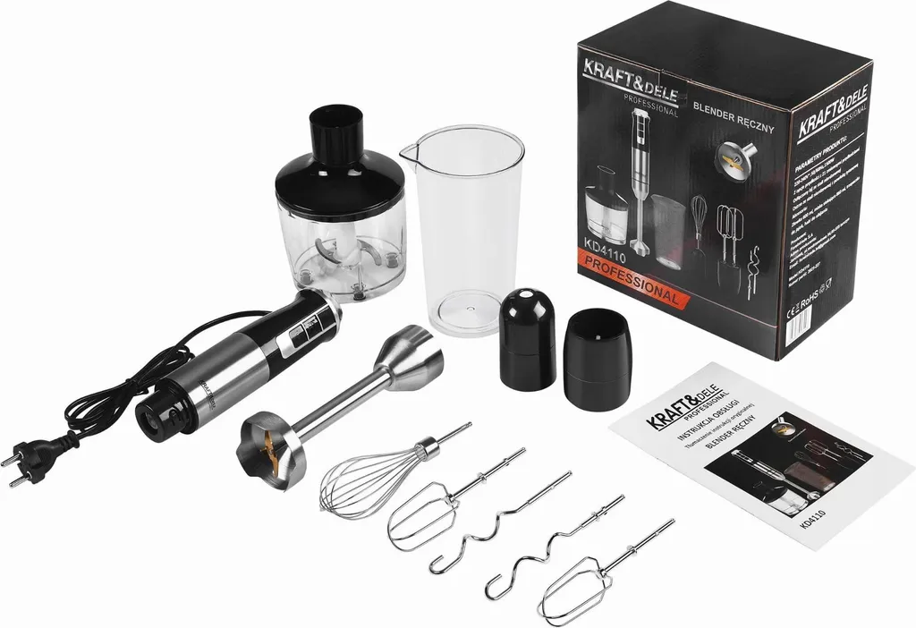 Batteur Mélangeur Électrique de Cuisine KD4110 et ses Accessoires Inox - 23