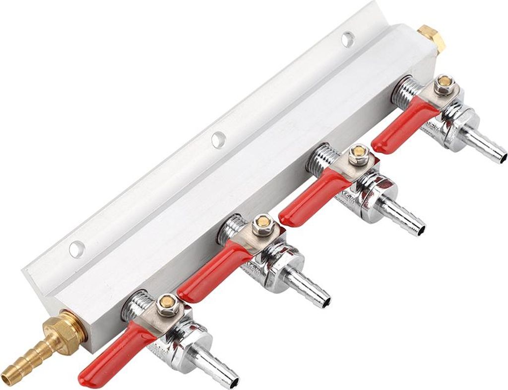 Muti Weg Home Co2 Luft Gas Verteiler Splitter Bier 4 Weg