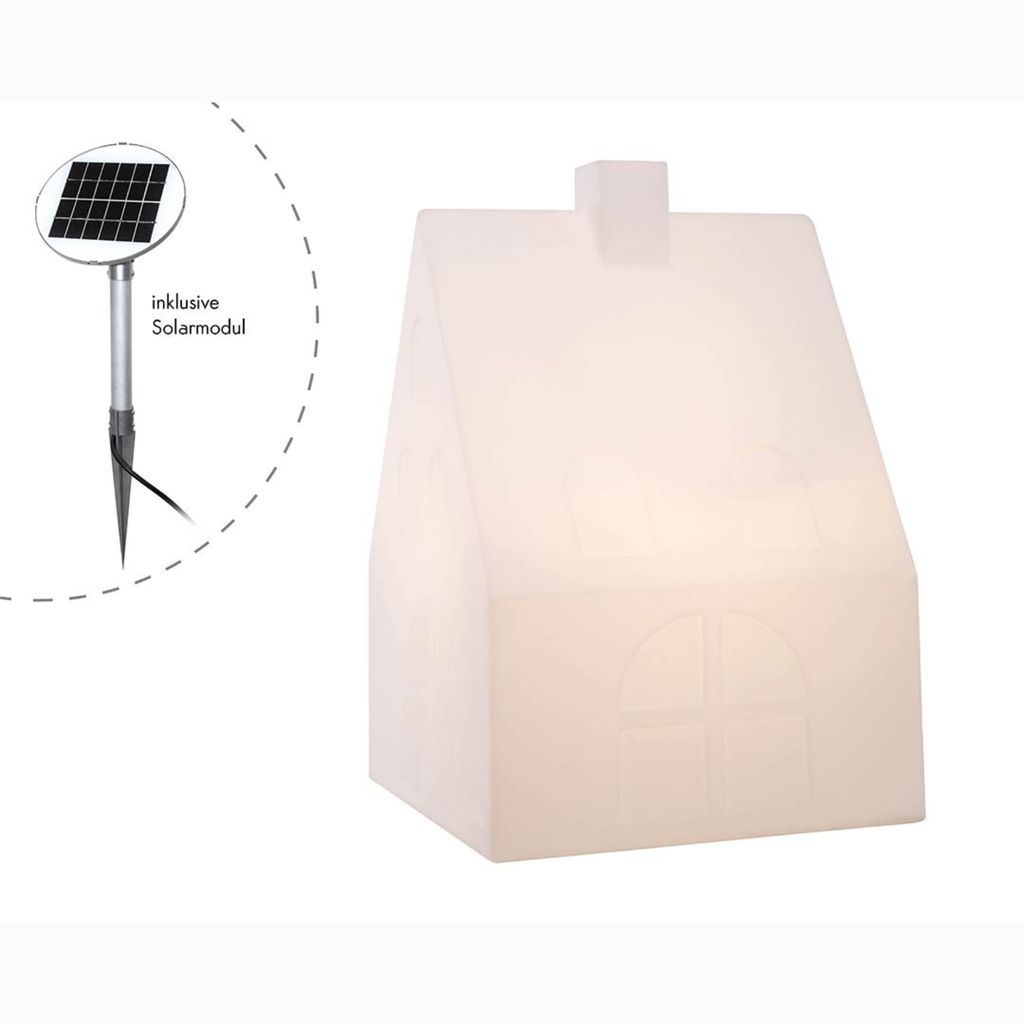 8 seasons - Motivleuchte Shining House 57 cm Solar