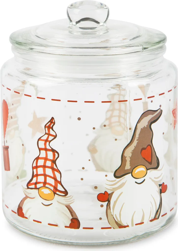Vasetto Excelsa Gnomo in Vetro Trasparente 800ml - Offerta Shop Online