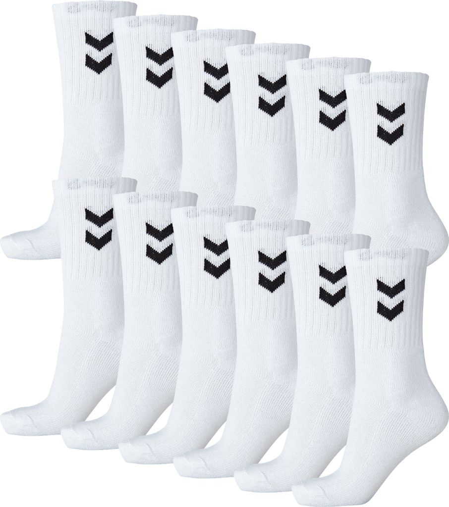 hummel Uni Sport Socken 12er Pack  Farbe: weiss Größe: Produktbild 