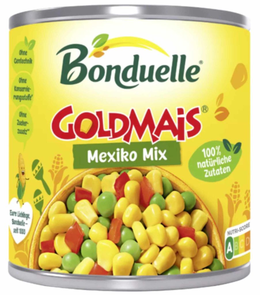Bonduelle Goldmais Mexiko Mix (300g Dose) Produktbild 