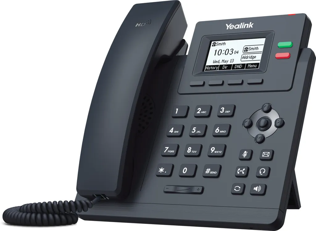 Yealink SIP-T31P Telefono VoIP PoE | Vendita Telefono Aziendale 10/100