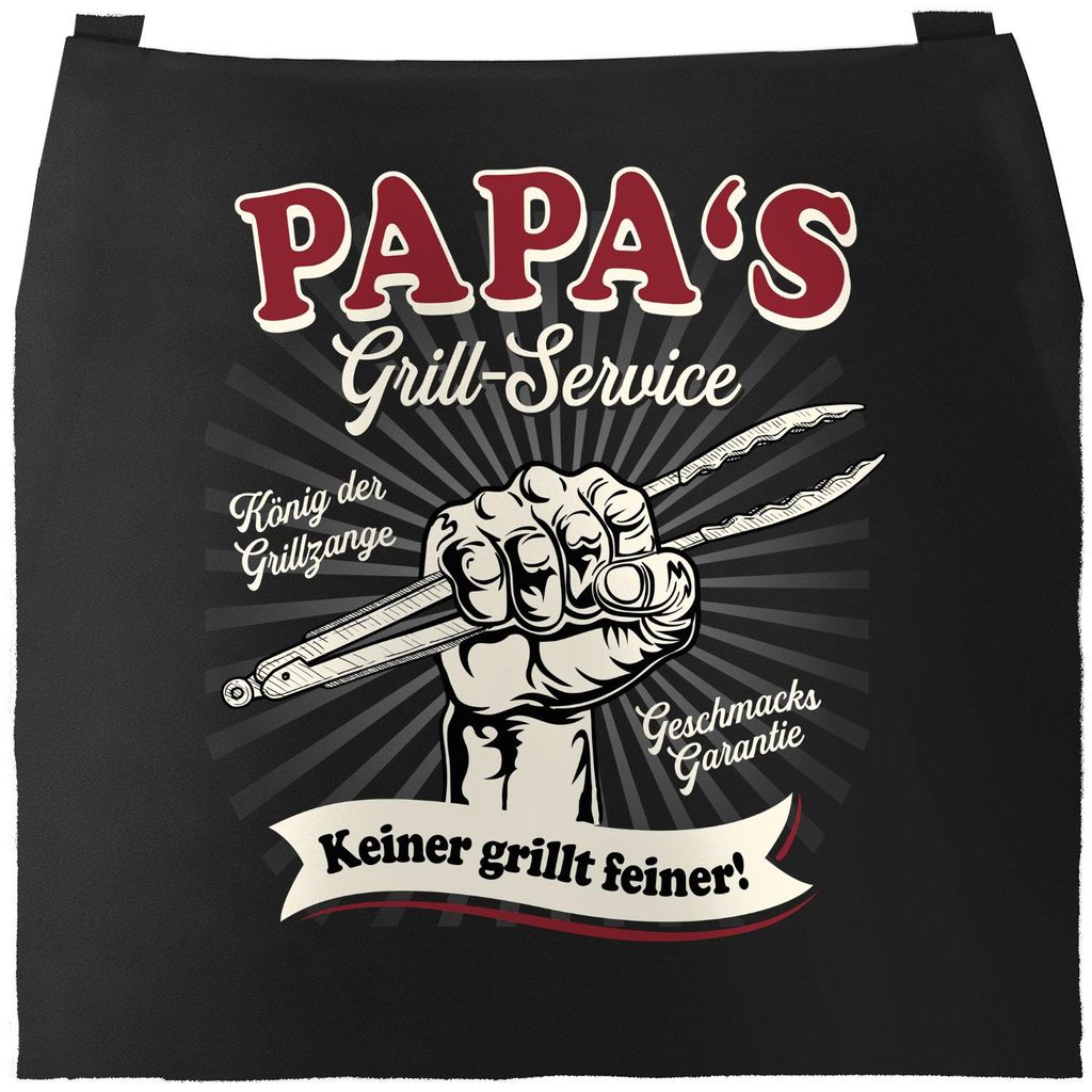 Premium Grill-Schürze für Männer Opa's/Papa's Grillservice Produktbild 