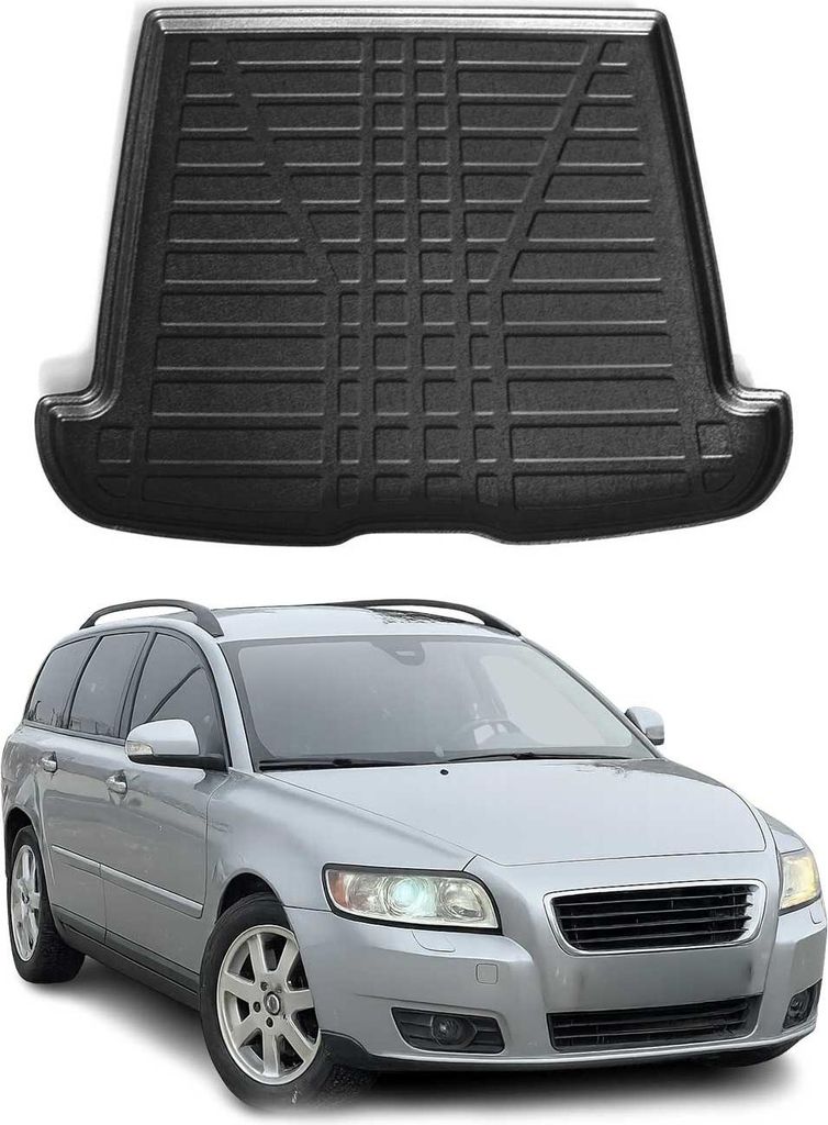 Kofferraumwanne Laderaumwanne für Volvo V50 2004-2012 Gummi Produktbild 