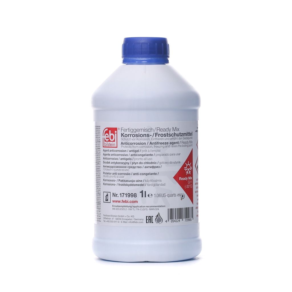 FEBI BILSTEIN Kühlmittel Kühlerfrostschutz 1L Blau -35°C Produktbild 