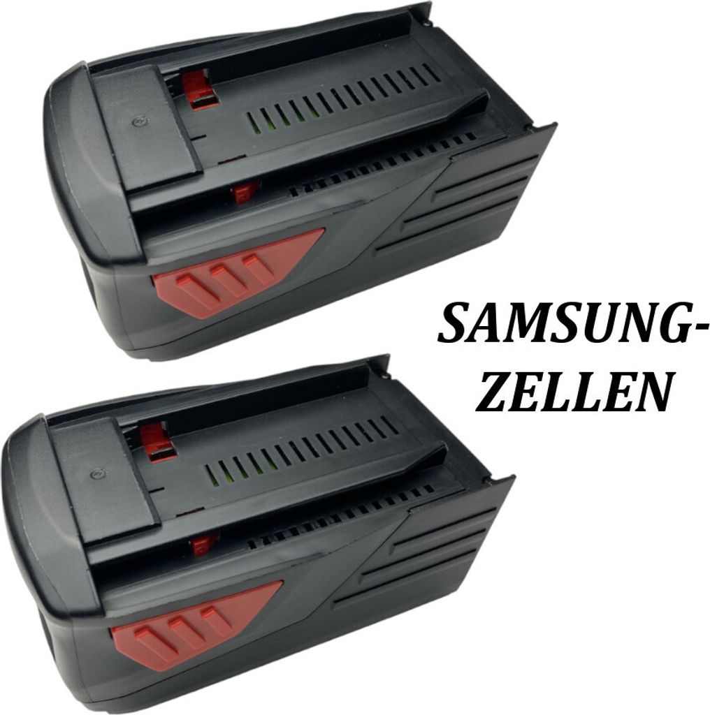 2x Trade-Shop Premium Li-Ion Akku, 36V / 6000mAh kompatibel mit Hilti VC20-UL, VC20-UM, VC40-UL, VC40-UM, WSC7.25, WSC70, WSR36 / Bohrhammer