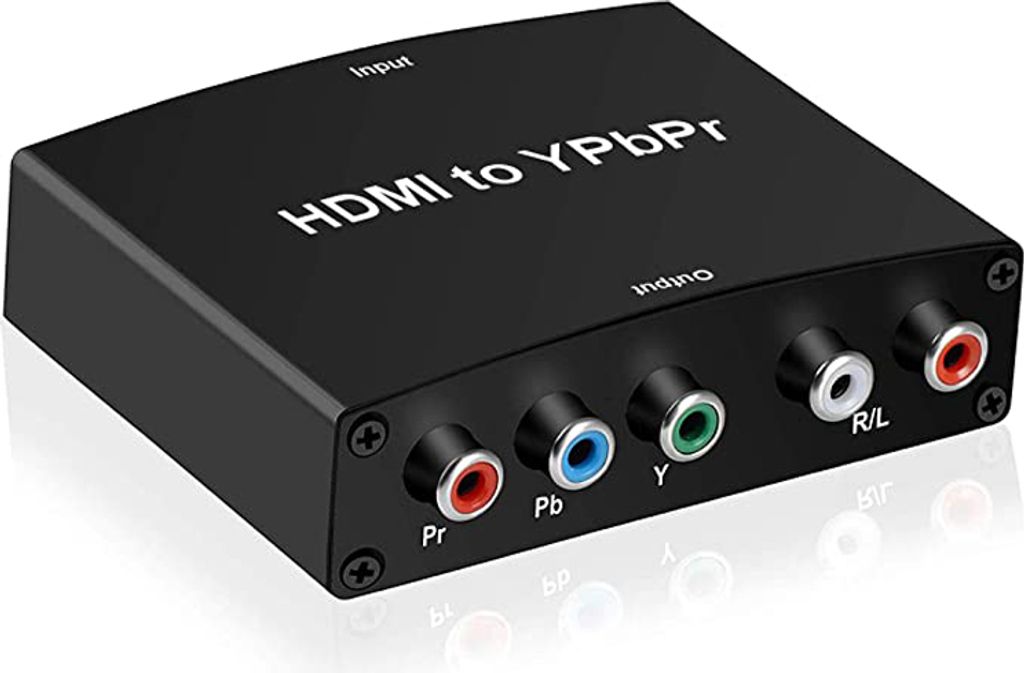 Hdmi kompatibler Adapter YPBPR zu Hdmi Converter Komponente Schwarz