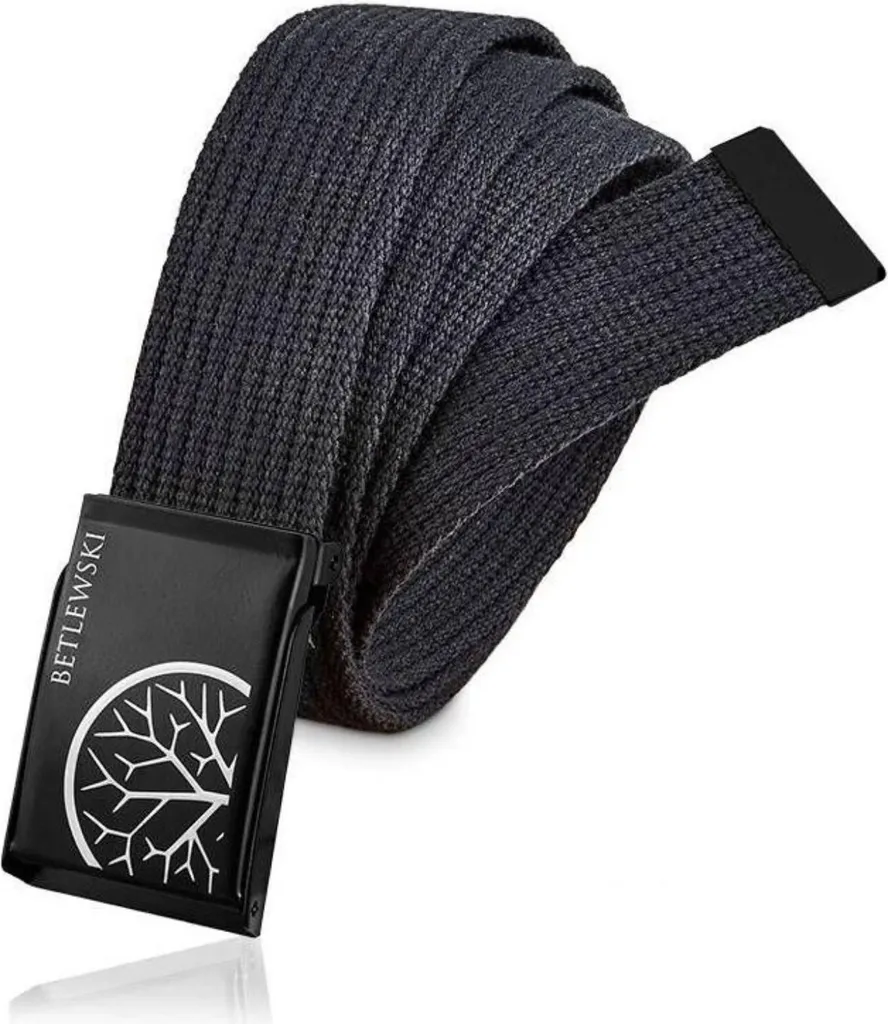 Cintura Betlewski PRCB01CZ3L57261: Eleganza Maschile in Pelle Nera