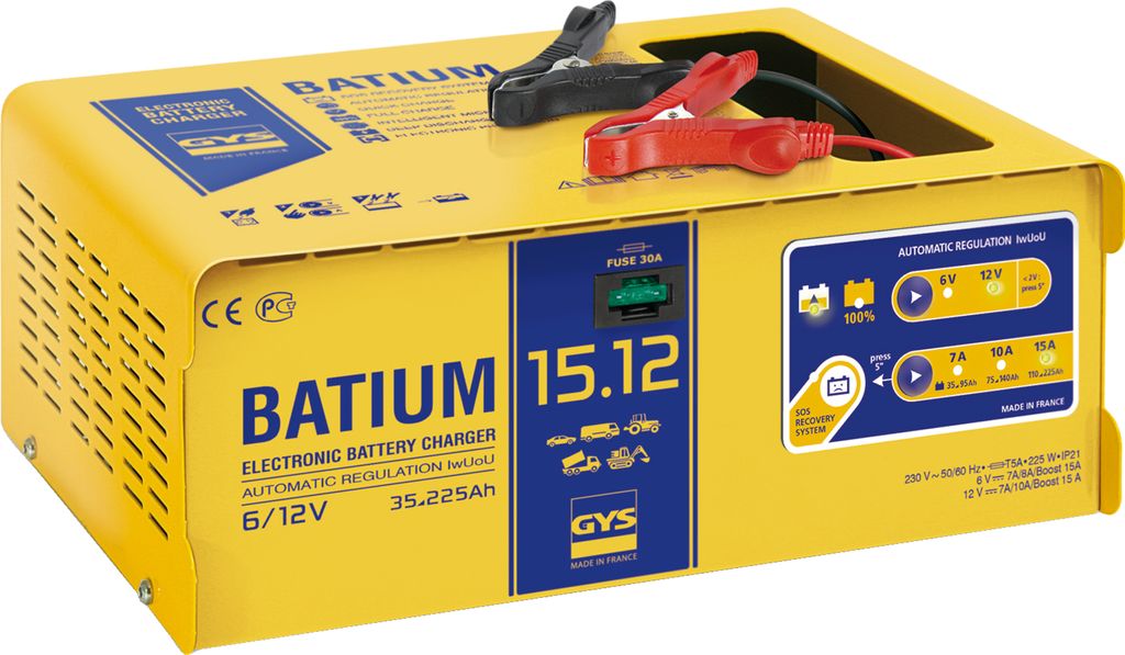 Batterieladegerät BATIUM 15-12 6/12 V Produktbild 