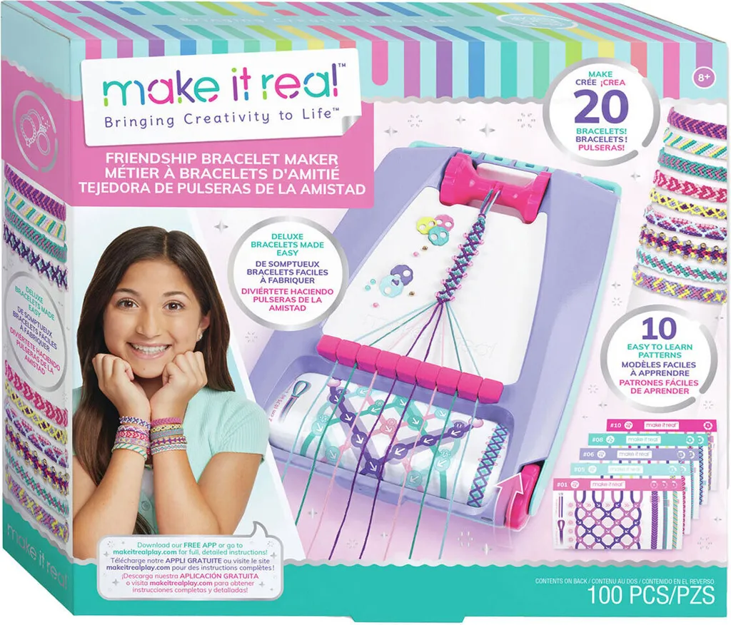 Créateur de bracelets d'amitié Make It Real : fini les nœuds compliqués !