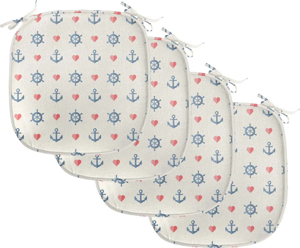 Set 4 Cuscini Sedie Cucina Impermeabili 40x40 ABAKUHAUS Design Teschi