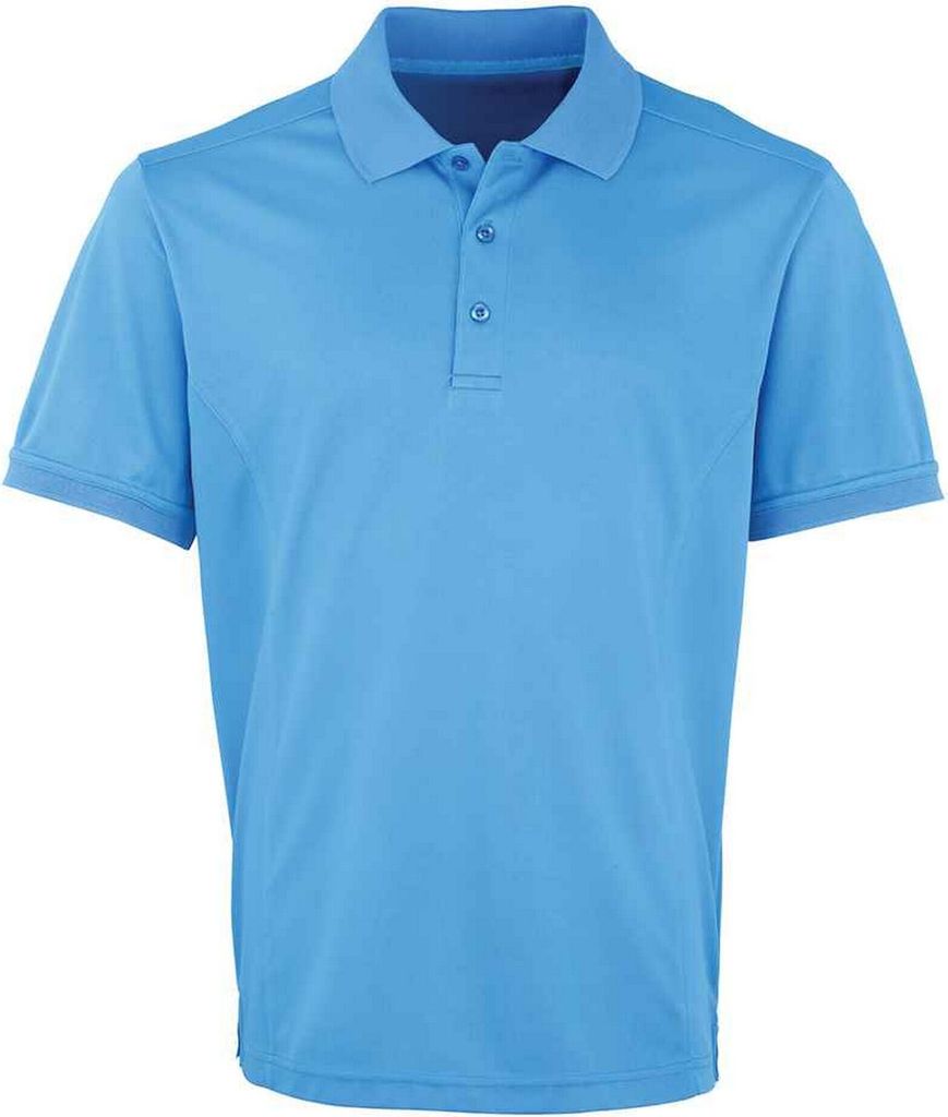 Premier - "Coolchecker" Poloshirt für Herren PC5596 (M) (Saphir-Blau)