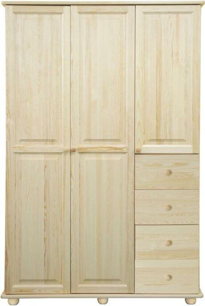 Schlafzimmerschrank Natur 195x135x59 cm