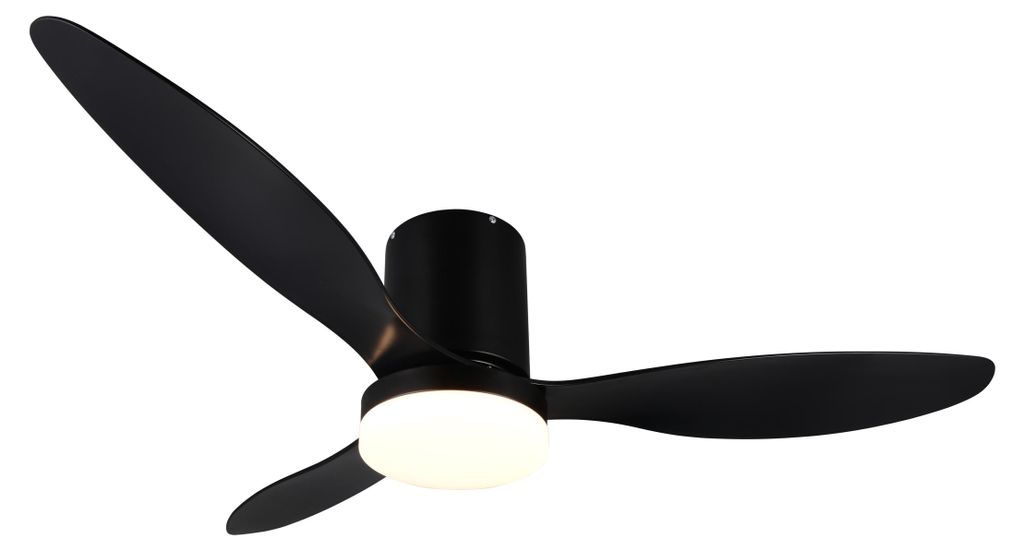 Reality Leuchten Ventilator GÖTEBORG DH 132x31 cm schwarz