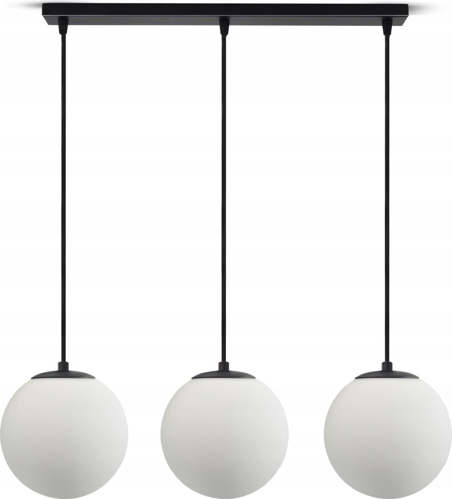 LUXOLAR Led Deckenleuchte, 3-flammig Hängelampe schwarz Produktbild 1