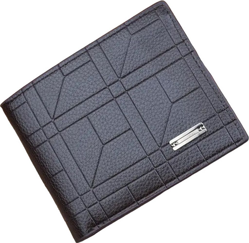 Daiqisi Muster Herren Geldbörse - Dunkelbraun, Modern & Praktisch KP25204