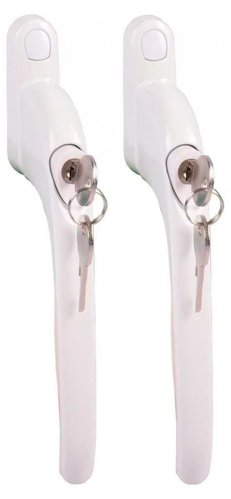 lot de 2 poignées de fenêtre verrouillables Poignée de Image du produit 