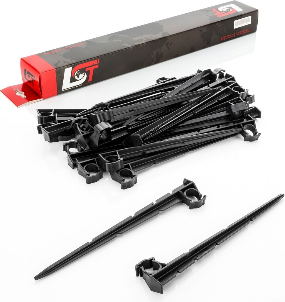 25x Erdanker Erdspieß Leitungshalter Bewässerung Garten für 20mm PE-Rohr