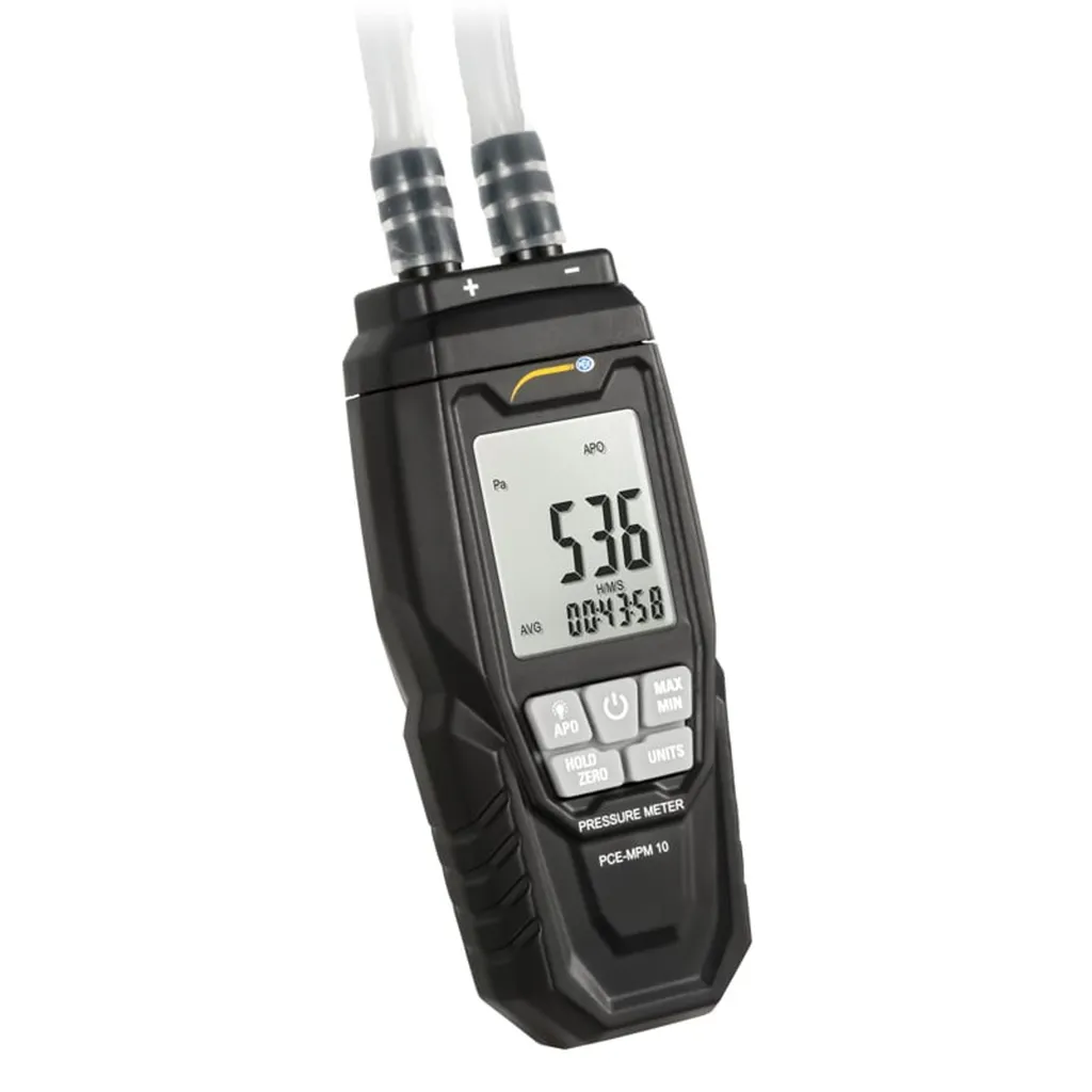 Manomètre différentiel PCE-MPM 10 pour diagnostic VMC et chauffage