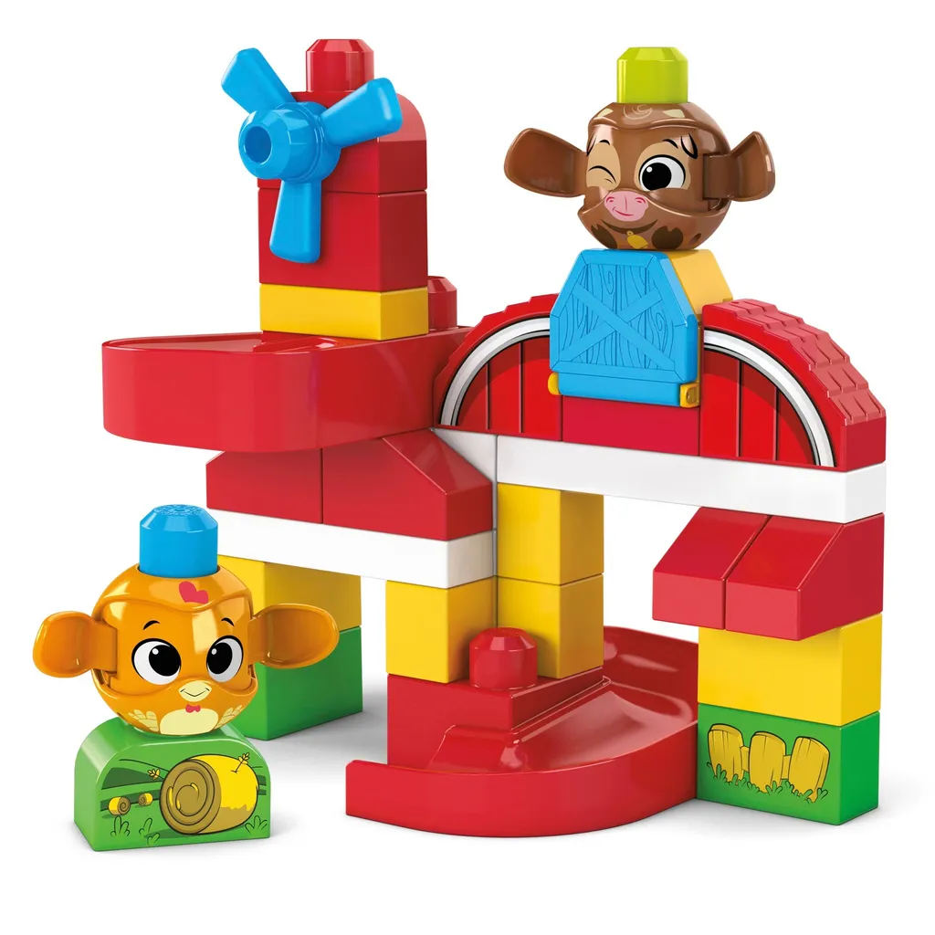 Jouet de construction ferme Mega Bloks : briques d'éveil pour bébés dès 1 an - 7