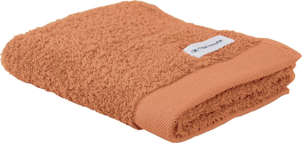 TOM TAILOR Gästehandtuch - Color Bath Guest Towel, Frottier, Baumwolle Koralle 30x50cm