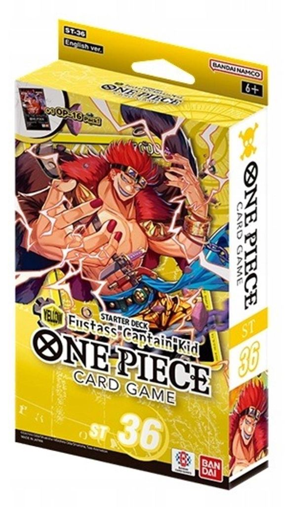 One Piece Card Game, Captain Kid Starter Deck ST-36, Productafbeelding 