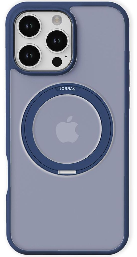Torras Ostand Pro Tasche für Iphone 16 Pro (Blau)