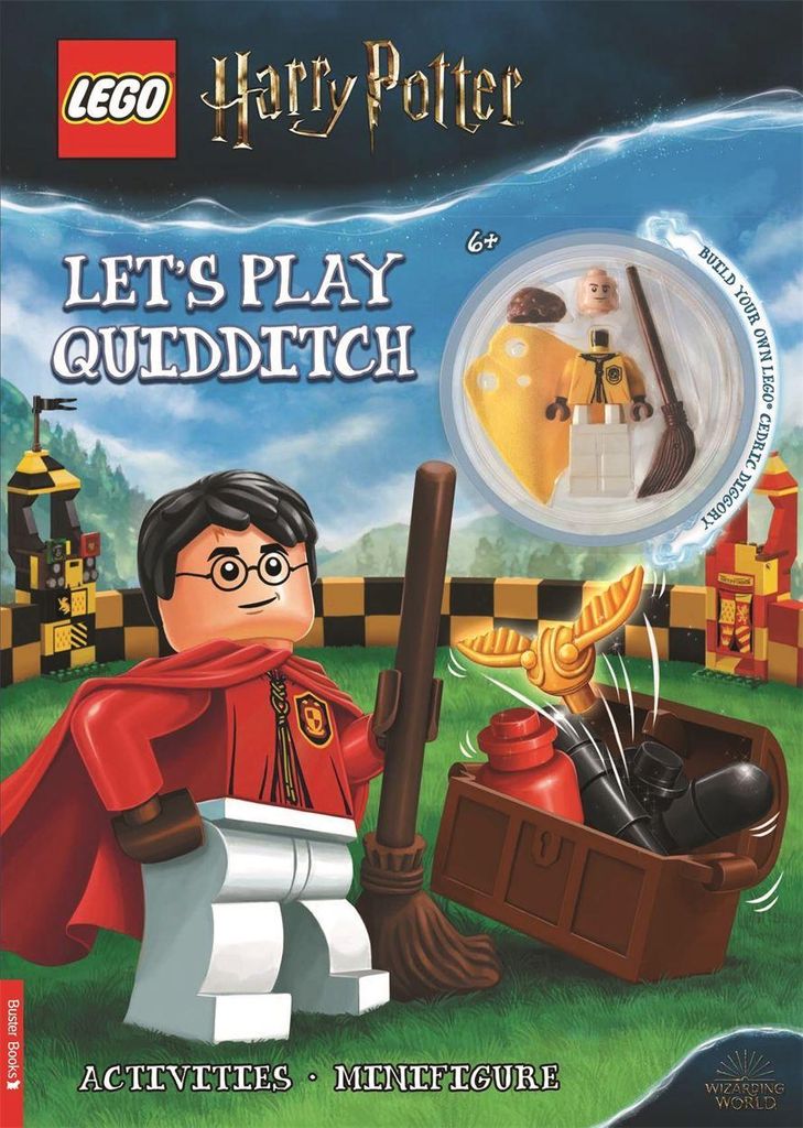 LEGO Harry Potter : Let's Play Quidditch Activity Book (mit Cedric Diggory Minifigur)