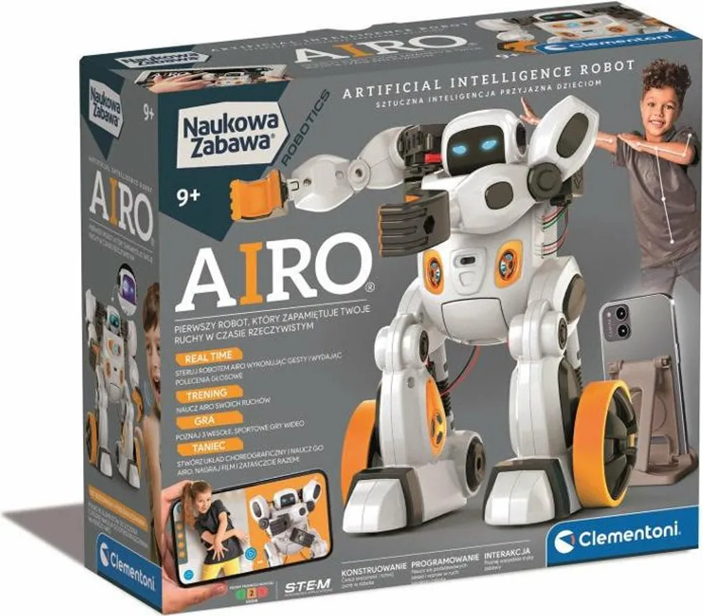 Airo Robot Intelligent Clementoni : Commande Vocale et Gestuelle Avancée