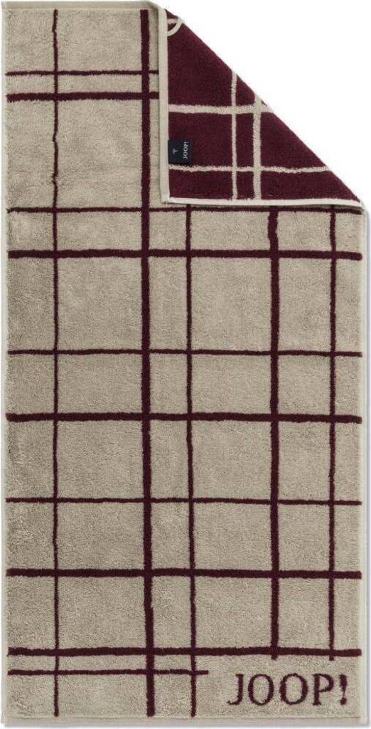 JOOP! Handdoek 1696 Select, kleur: rood, afmeting: 50x100 Productafbeelding 