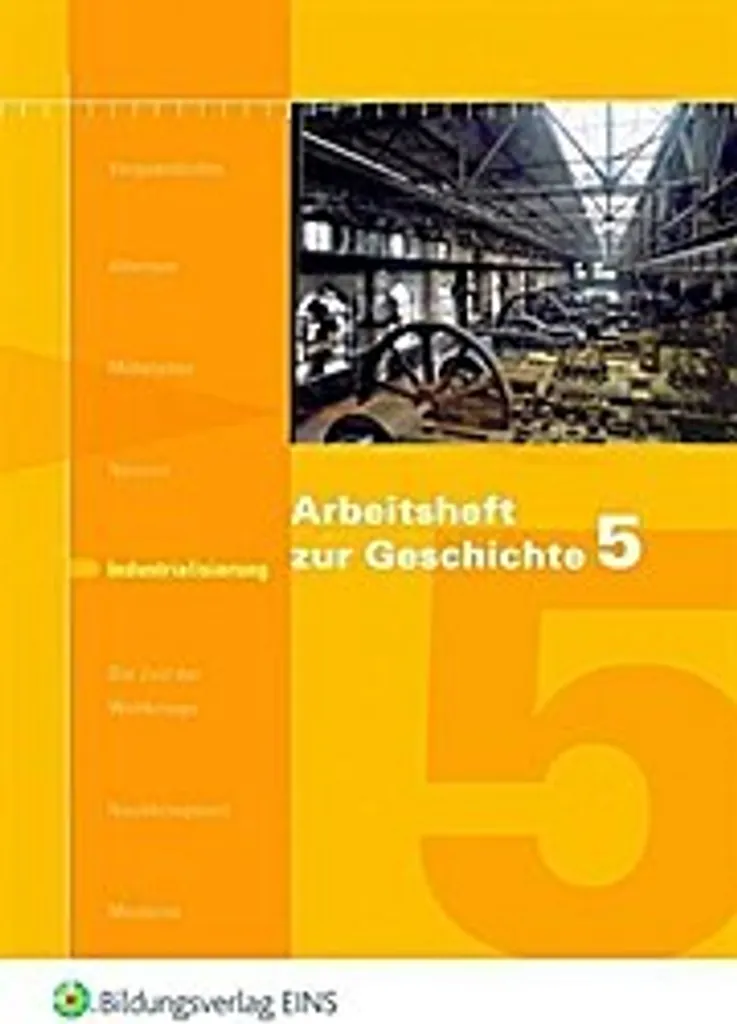 Cahier histoire Industrialisierung pour surmonter le vocabulaire allemand