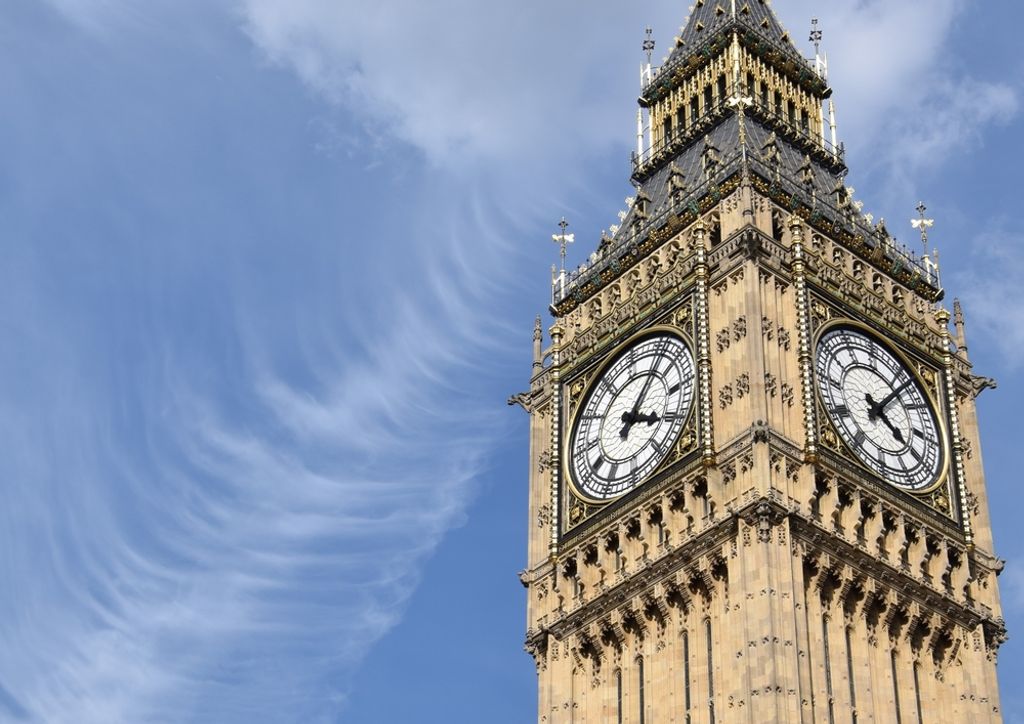 hansepuzzle 65380 - Big Ben Puzzle, 260 Teile, Gebäude, 41,0 x 28,0cm mit hochwertiger Aufbewahrung, Kartonbox und wiederverschließbarem Beutel