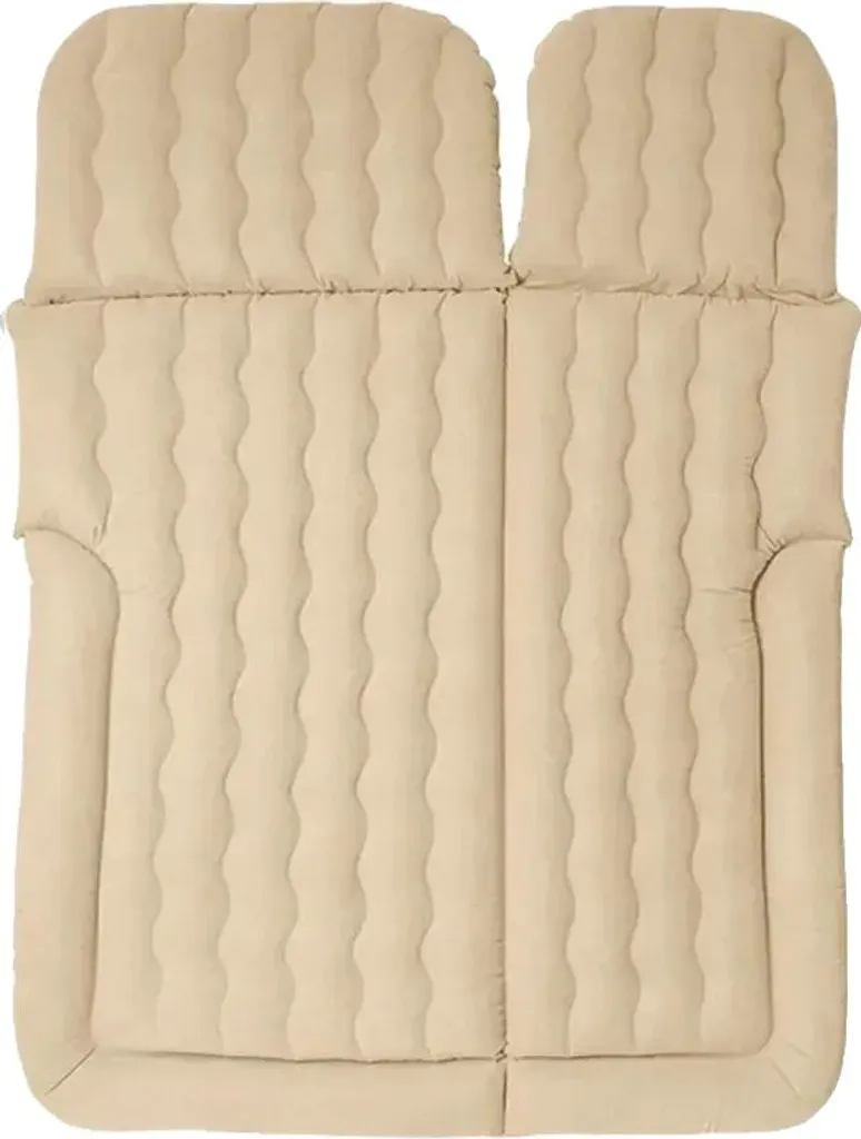 Dormir en voiture confortablement : Matelas gonflable floqué beige Duo