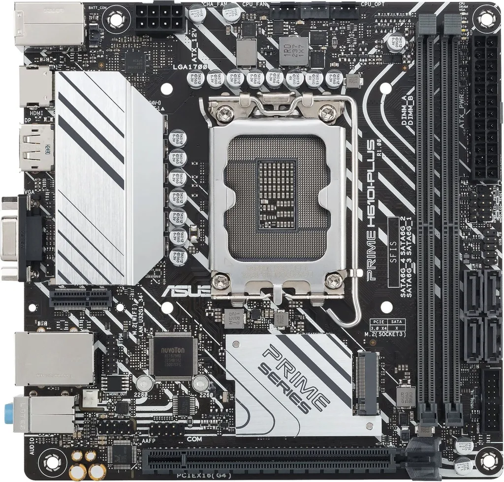 ASUS PRIME H610I-PLUS-CSM Carte mère DDR5 avec gestion IT intelligente