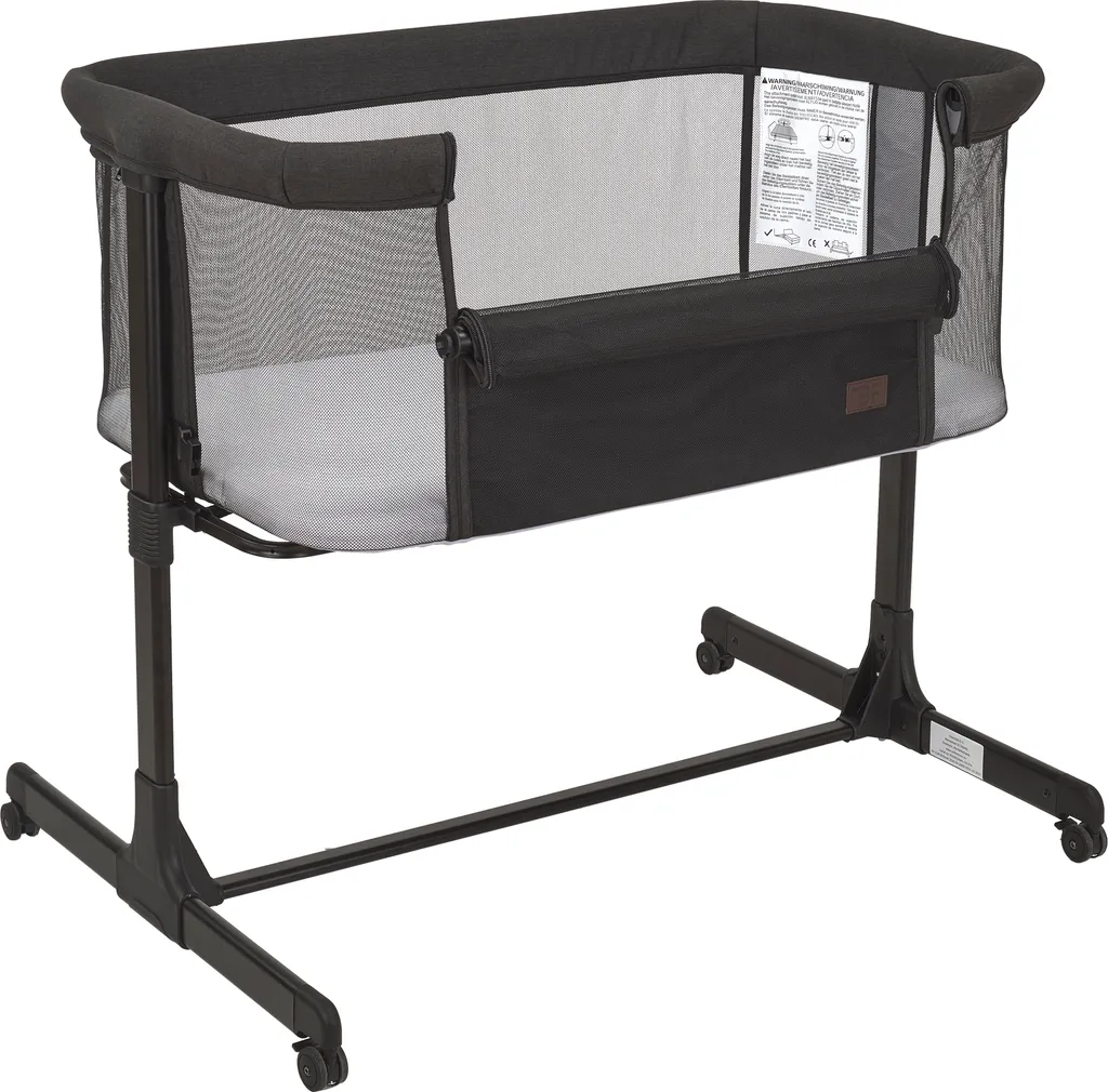 Lit d'Appoint Bébé pour Allaitement et Cododo avec Matelas et Roues