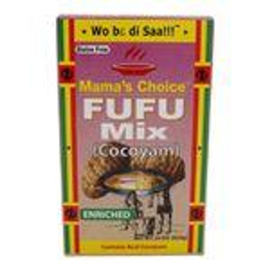 Mama's Choice Fufu Mix (Cocoyam) - Glutenfreies, angereichertes Fufu-Mehl aus Kochbanane und Yam 624g
