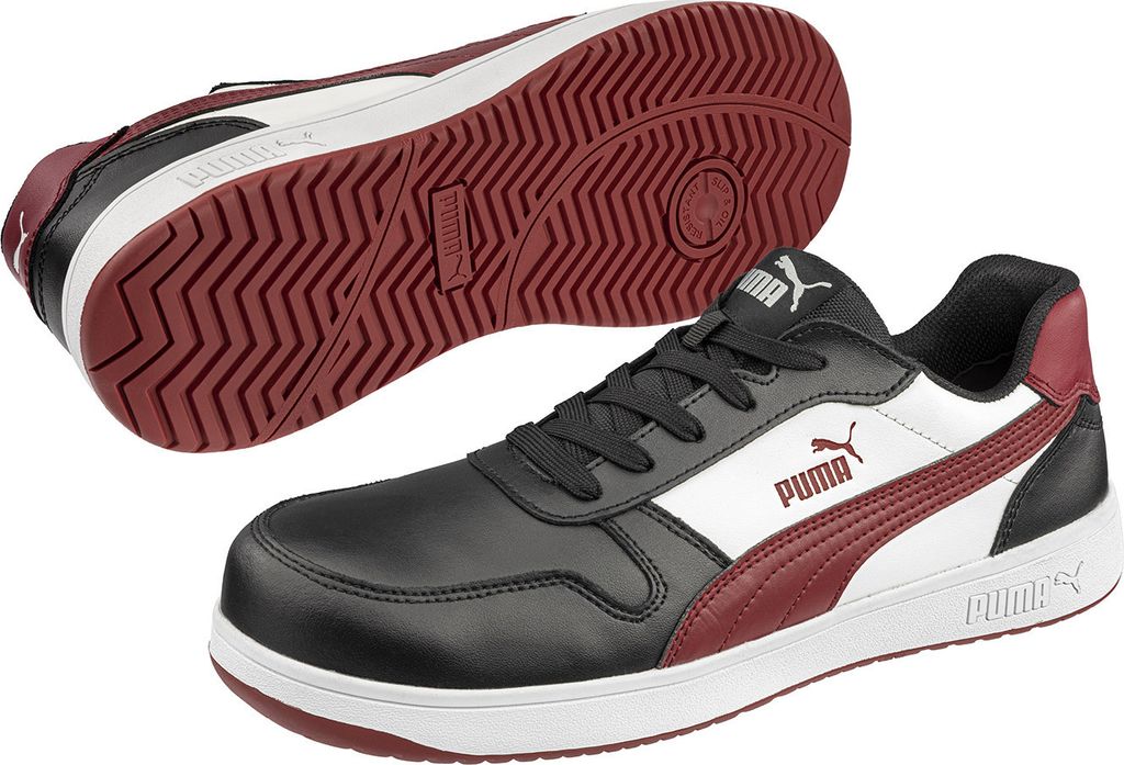 Buty ochronne Puma FRONTCOURT S3L ESD SR czarny/biały 43 Zdjęcie produktu 