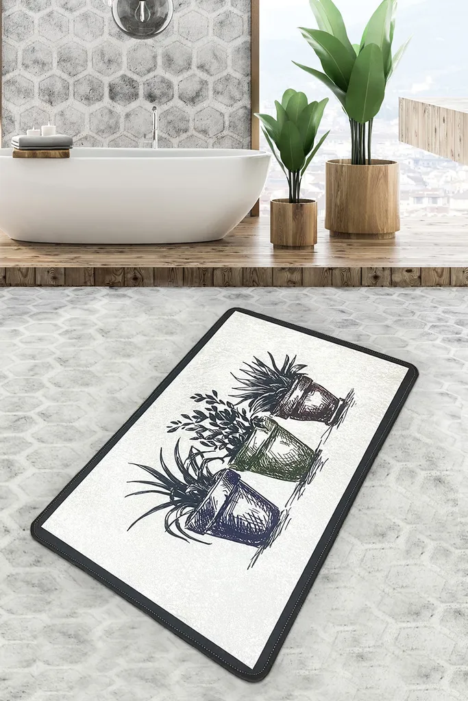 Tappeti Bagno Mijolnir CHL1103 Colorato: Design 700g/m² e Comfort