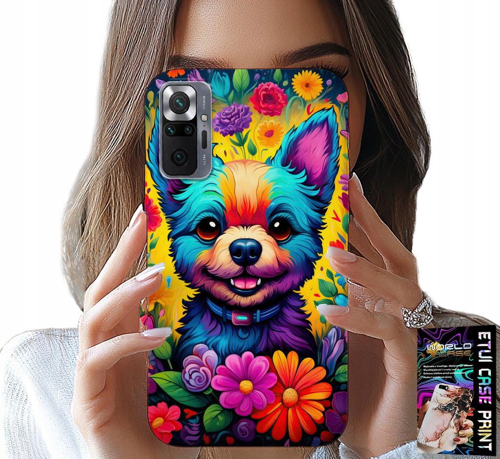 Fall Für Xiaomi Note 10 Pro - Florale Muster Hund Hund York Zurück