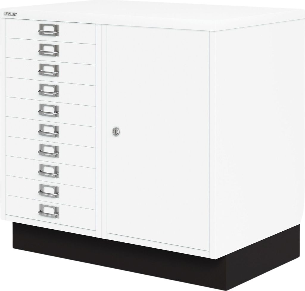 Bisley MultiDrawer Kombischrank - Farbe: Verkehrsweiß