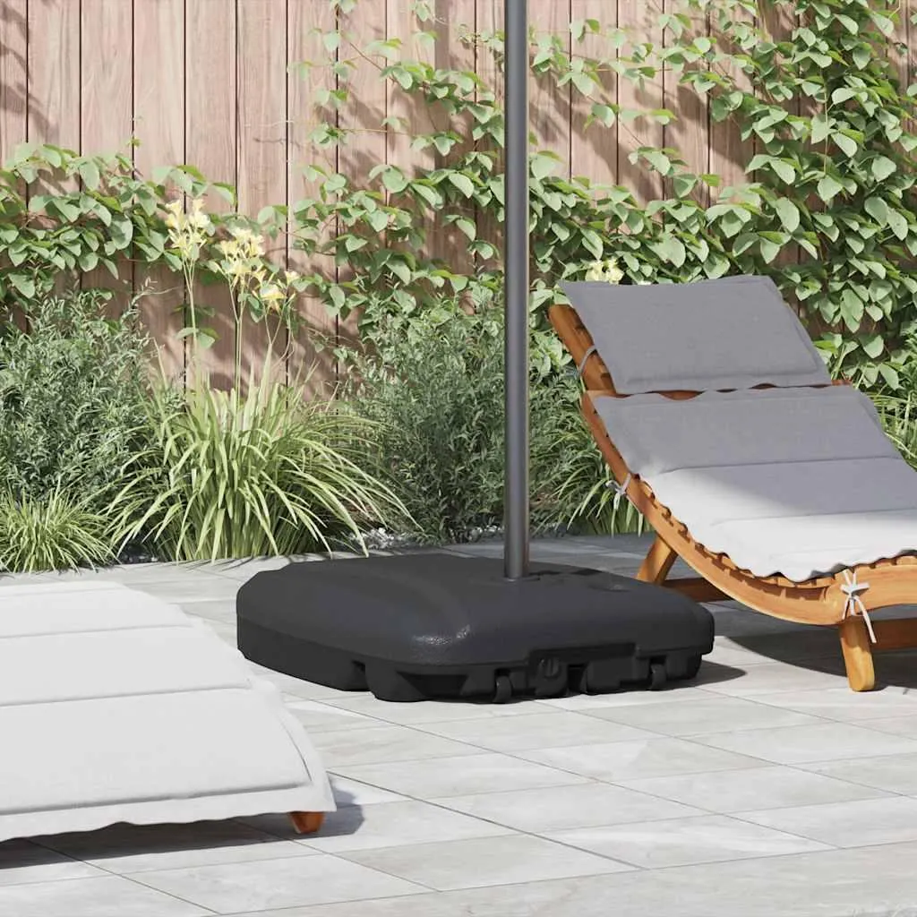 Base Ombrellone vidaXL Nera: Design Minimal e Massima Stabilità Esterna