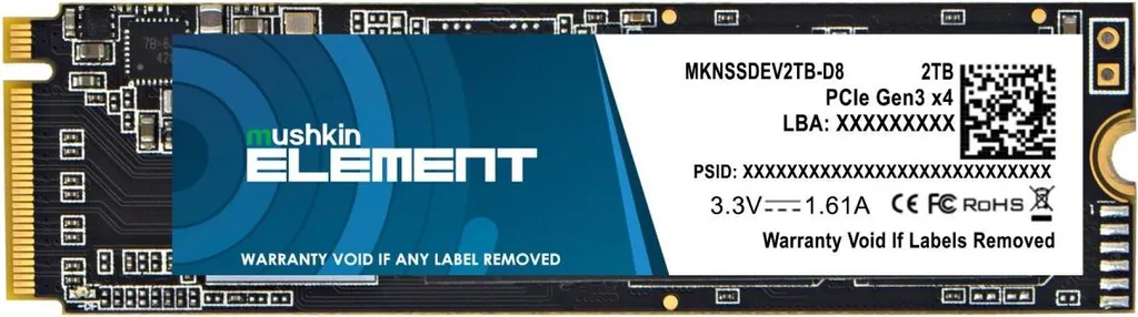 SSD 2 To Mushkin Element M.2 pour Accélérer vos Jeux et Logiciels Pros