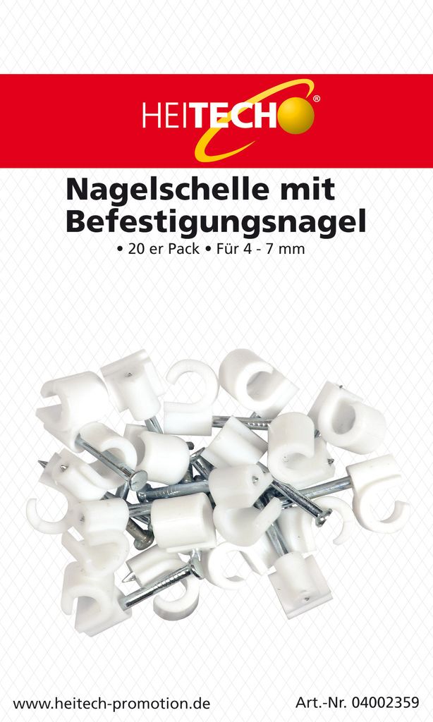 Nagelschelle mit Befestigungsnagel Produktbild 