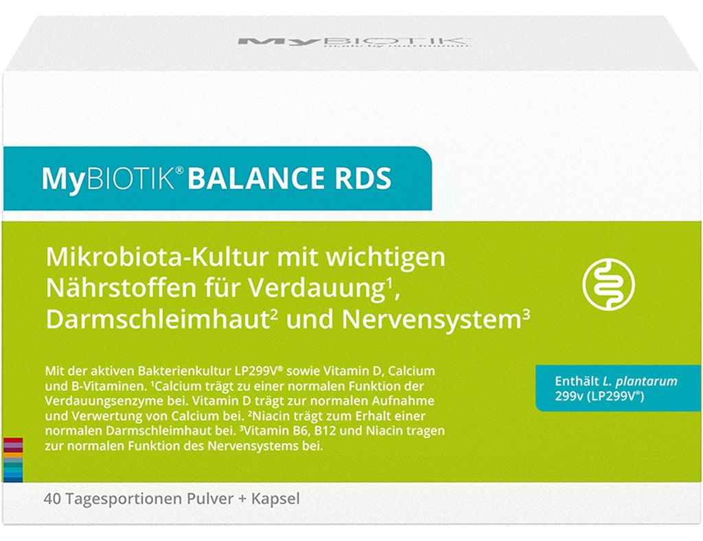 MyBIOTIK Balance RDS denní porce prášek + kapsle, 40 porcí Obrázek produktu 