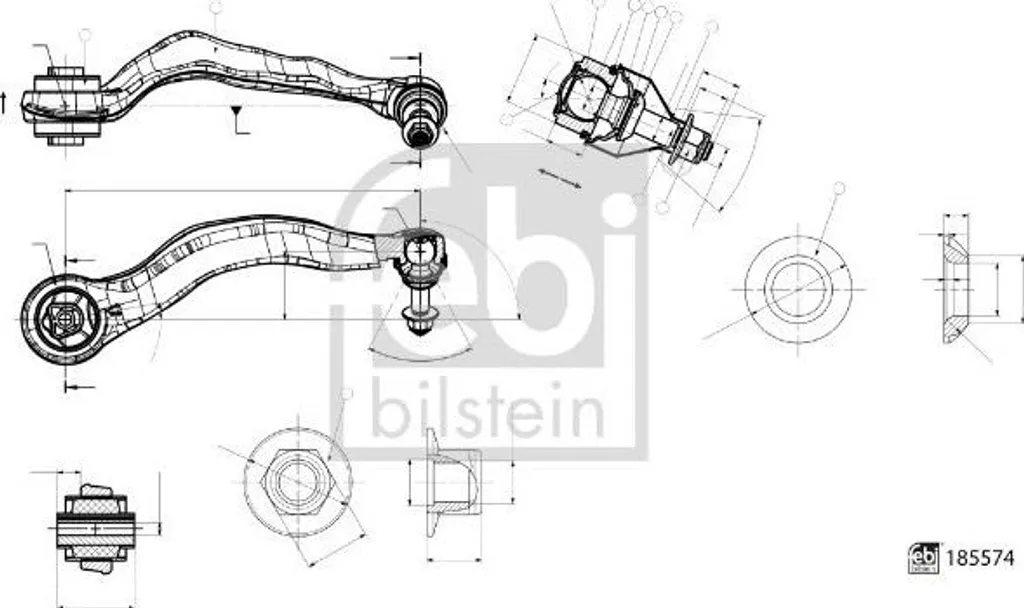 Triangle de Suspension Inférieur pour BMW G30 G31 F90 Avant dès 2016