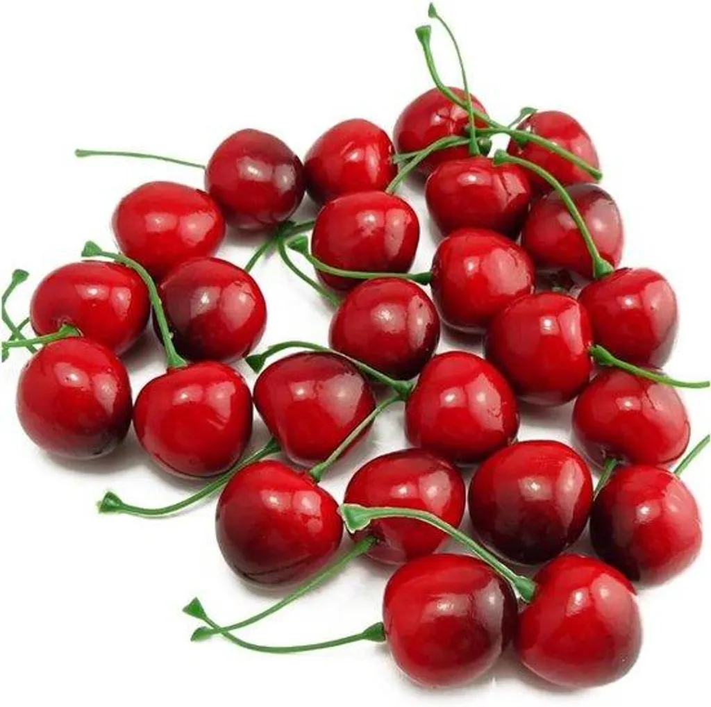 Bougies de fête décoratives fruits réalistes Valse 25 cm - Set de 40 pcs